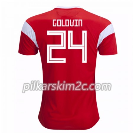 Koszulka Rosja Golovin 24 Główna Mistrzostwa Świata 2018 - Koszulki Piłkarskie